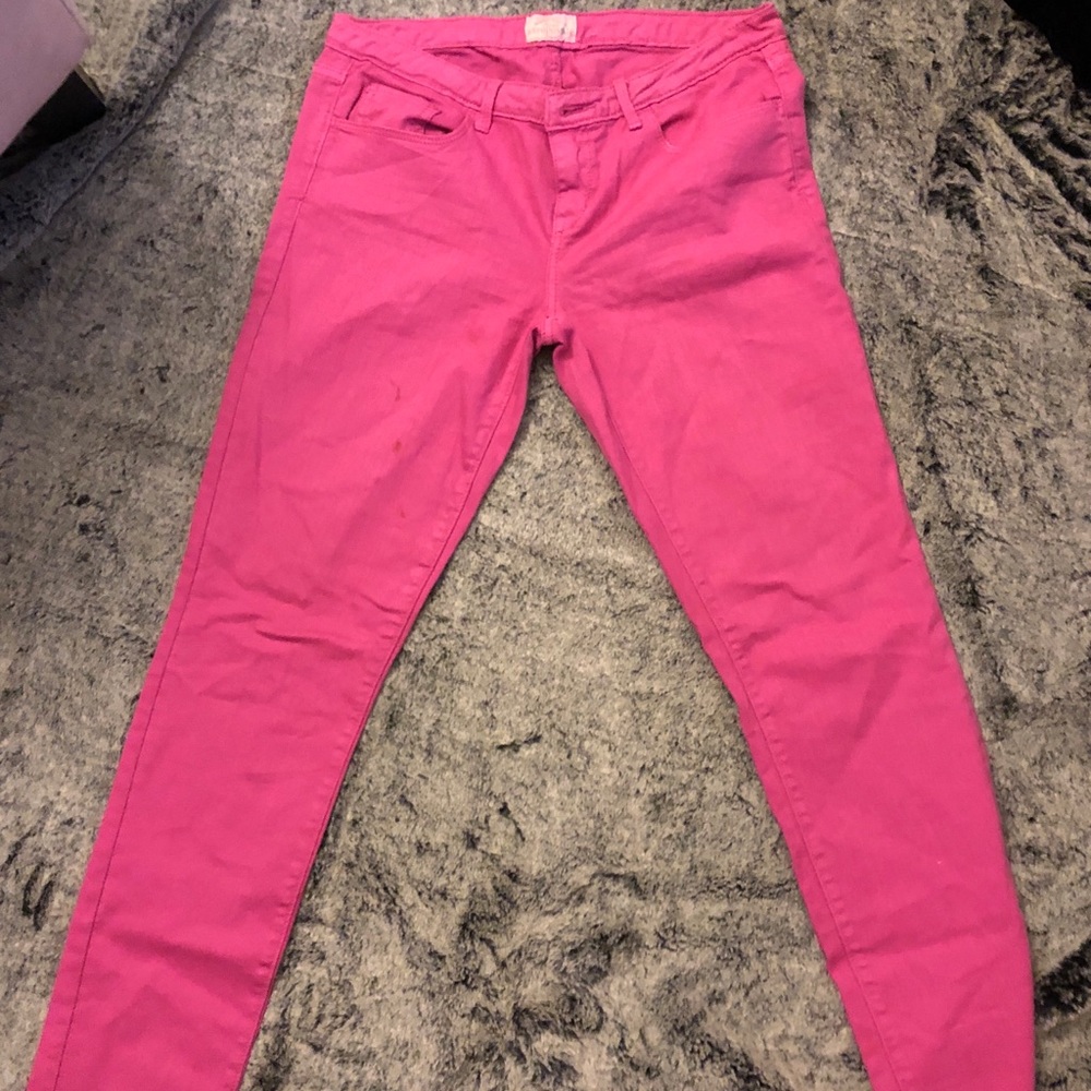 Pink express jean leggings